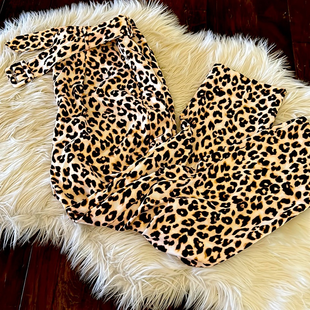 Animal print pants